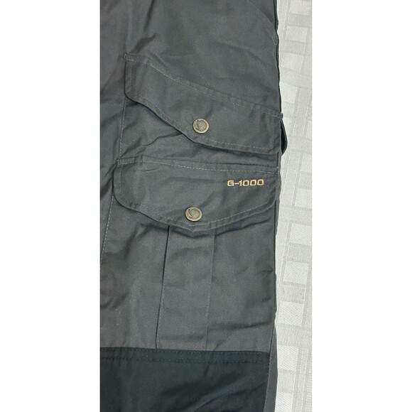 NEW! FJALLRAVEN Vidda Pro Black Gray Trousers G-1000 Pants 44 Size 29 x 31 M Reg - Picture 7 of 16